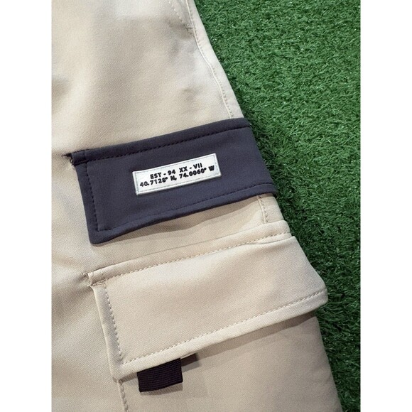 ROCK SALT Mens Tan Cream Cargo Jogger Pants Size M Utility Drawstring Waist - Picture 3 of 8